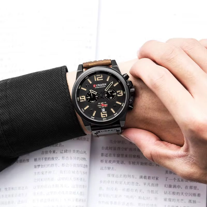 Reloj Curren Cuero Ref 8314